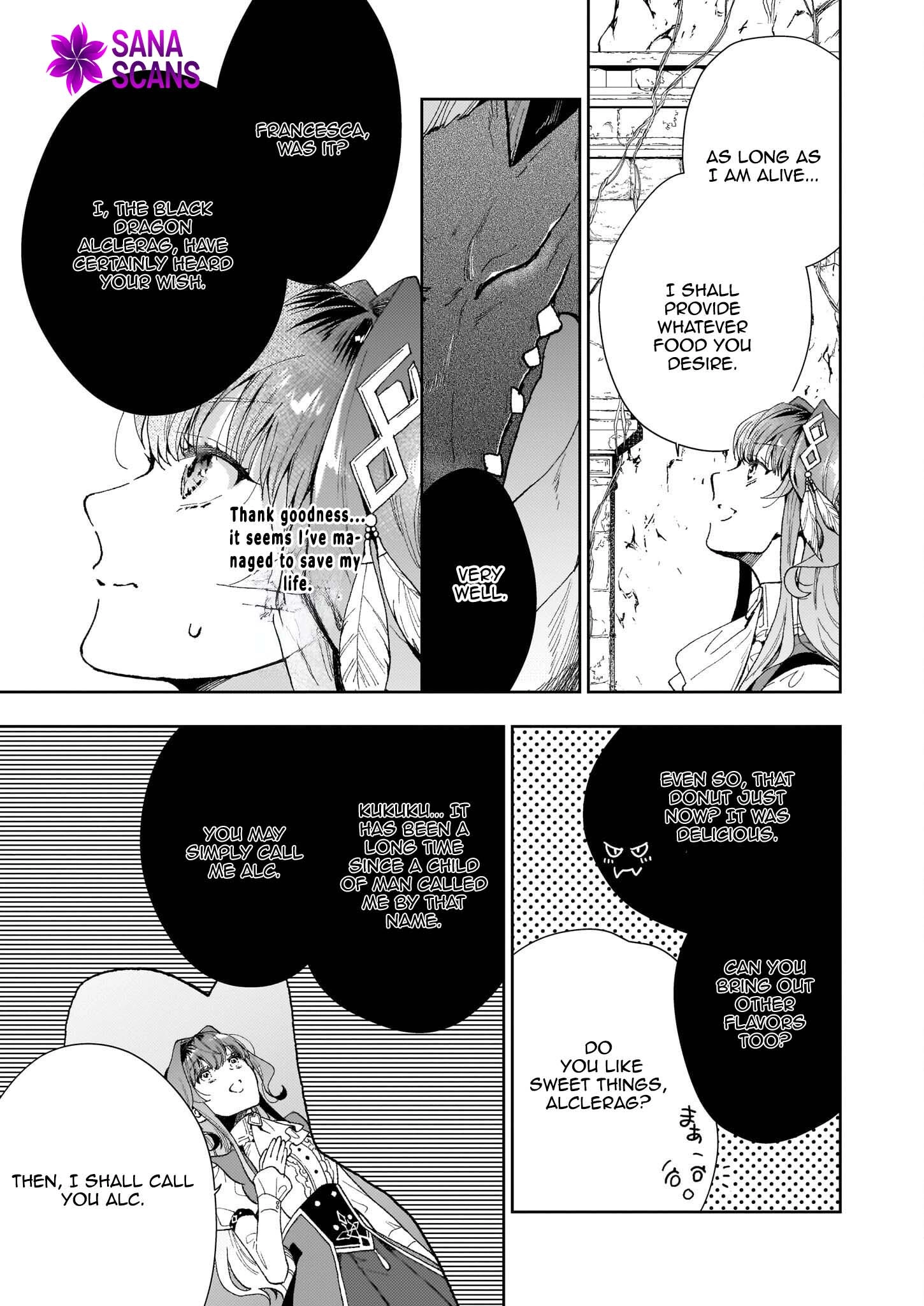 The Abandoned Sacrifice Feeds a Dark Dragon with Her "Delivery" Skill Chapter 3 - page 17